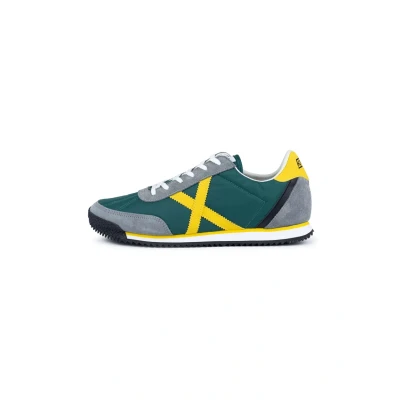 Image of Munich Sport Shoelaces Suede and Nylon Man Green for: Men, orange, 7 UK