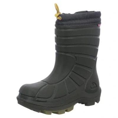 Image of Viking Extreme WARM Unisex Wellies for kids, Size: 11K, Huntinggreen/khaki Synthetics/textile