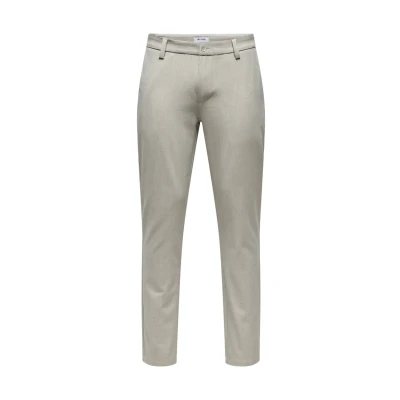 Image of Only &amp; Sons Onsbrad LIFE NOOS Chinos, Men&#039;s, Size: 28x32, Moonstruck