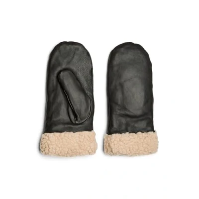 Image of Pieces Pcjay Mittens Mittens, Women&#039;s, Size: Small, Black