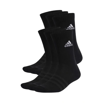 Image of adidas Performance CREW 6 PACK Sports socks Black white, Size: XXL, white