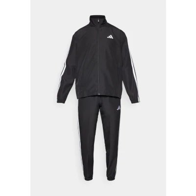 Image of adidas Sportswear Basic 3 Stripes SET Tracksuit, Men&#039;s, Size: XL, Black