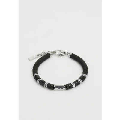 Image of Diesel D Logo Silver Coloured Bracelet DX1574931