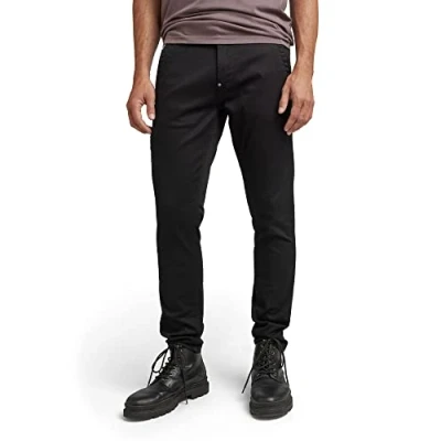 Image of G Star Skinny Chinos, Men&#039;s, Size: 31x34, Dk black