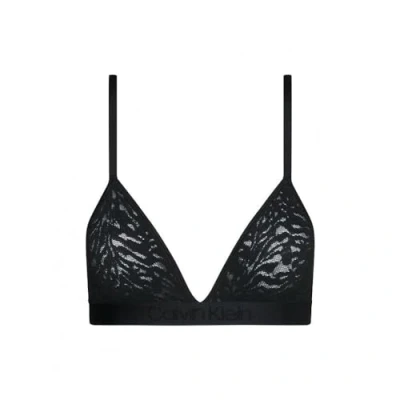 Image of Calvin Klein Underwear Intrinsictriangle Triangle bra, Women&#039;s, Size: Medium, Black