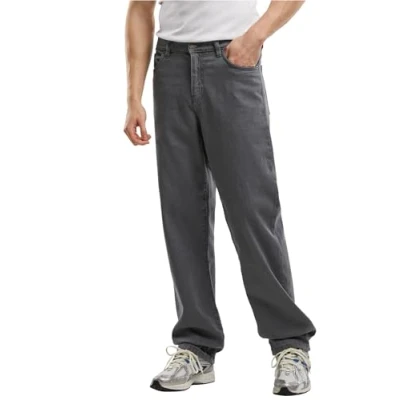 Image of Urban Classics Relaxed fit jeans, Men&#039;s, Size: 44, Magnet