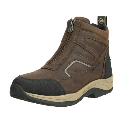 Image of Suedwind Riding Boots Field FZ GripFTX Unisex Leather Ankle Stable &amp; Terrain All Weather YKK Front Zip, Micro Dry Lining, Sole Chocolate Size 36 46, chocolate, 41