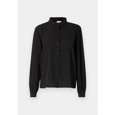 Image of JDY Women&#039;s Jdybrooke L/S Shirt WVN Noos Blouse, Black, 14