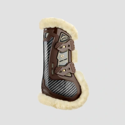 Image of Veredus Carbon Gel Absolute Save The Sheep Tendon Boots Brown Medium Horse &amp; Equestrian