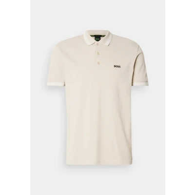 Image of BOSS Men&#039;s Paddy Polo Shirt, 274light beige, XS