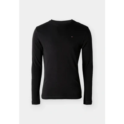 Image of Tommy Jeans Original Long sleeved top, Men&#039;s, Size: Medium, Black