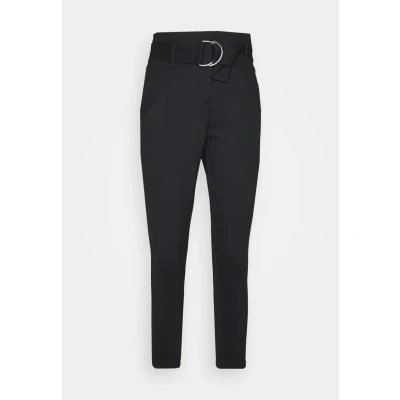 Image of Vero Moda Petite Vmbailey Paperbag BELT Pants Trousers, Women&#039;s, Size: XSx28, Black
