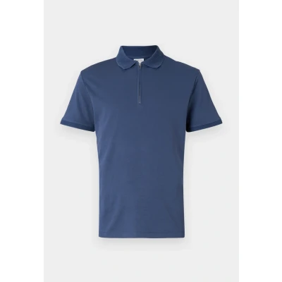 Image of Selected Homme Slhfave ZIP Polo shirt, Men&#039;s, Size: Small, Oceana