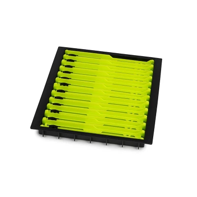 Image of Matrix Shallow Drawer Winder Tray 18cm Lime (12 Winders) Fishing platform