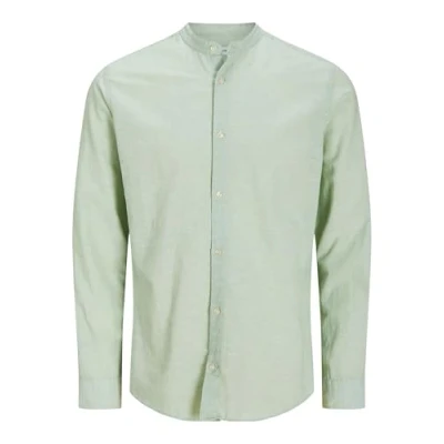 Image of Jack &amp; Jones Jjebreeze BAND Shirt Shirt, Men&#039;s, Size: 4XL, Iceberg green