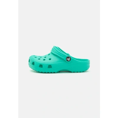 Image of Crocs Classic Unisex Pool slides for kids, Size: 1, Lagoon Synthetics