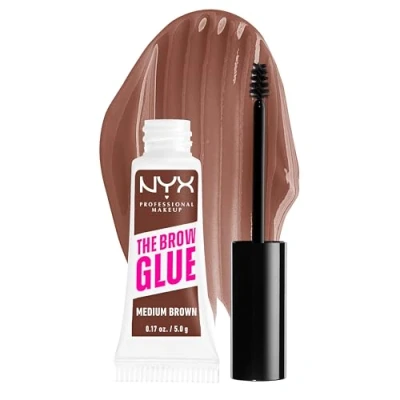Image of NYX Professional Makeup The Brow Glue Instant Styler 5g (Various Shades) Medium Brown
