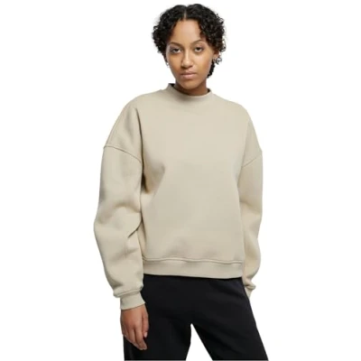 Image of Urban Classics Crewneck Sweatshirt, Women&#039;s, Size: 3XL, Wetsand
