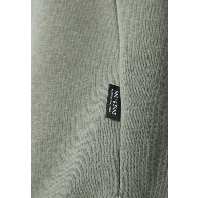 Image of Only &amp; Sons Onsceres LIFE CREW NECK Sweatshirt, Men&#039;s, Size: XXL, Castor gray