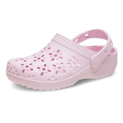 Image of Crocs Classic Unisex Pool slides for kids, Size: 19/20, Pink milk shoes