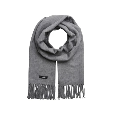 Image of Jack &amp; Jones Solid Scarf Unisex Scarf, Size: One Size, Grey melange