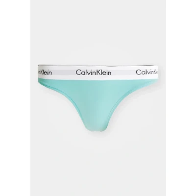 Image of Calvin Klein Underwear Thong ICON Thong, Women&#039;s, Size: XS, Beau blue