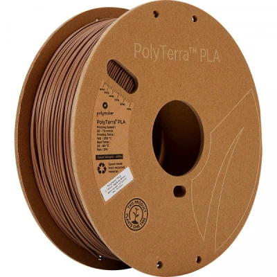 Image of Polymaker PolyTerra PLA Army Brown 1.75 mm 1 kg