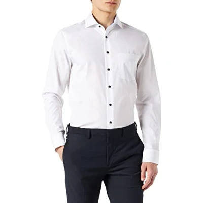Image of Seidensticker Formal shirt, Men&#039;s, Size: 46, Weiss