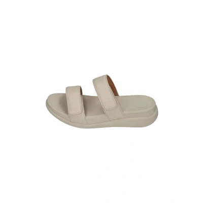Image of Fitflop GO Adjustable Flatform Twobar Mules, Women&#039;s, Size: 39, Paris beige shoes
