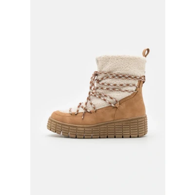 Image of Tamaris Winter boots, Women&#039;s, Size: 8, Camel Imitation leather/ textile