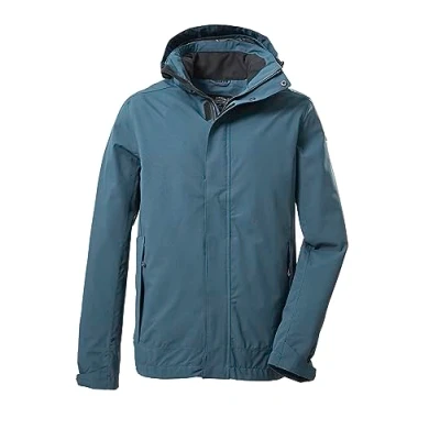 Image of Killtec Men&#039;s Functional Outdoor Jacket with Zip Off Hood