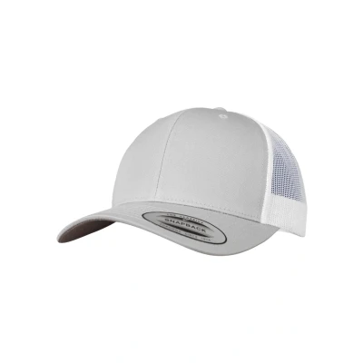 Image of Flexfit Trucker Cap, Size: One Size, Silver/wht