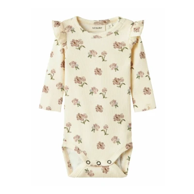 Image of Lil&#039; Atelier Strampler Langarm Body for kids, Size: 24m, Turtledove