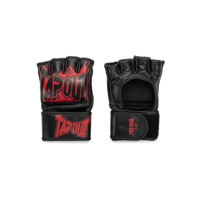 Image of Tapout Fingerless gloves, Size: Large, Black ecru