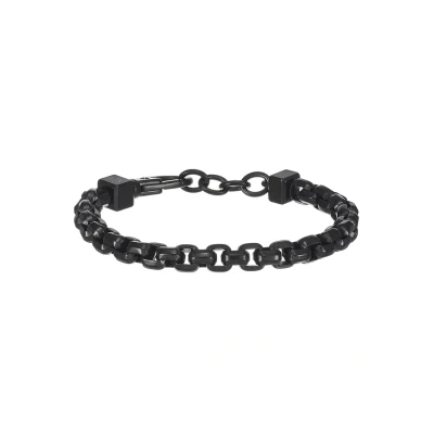 Image of Armani Exchange Bracelet, Men&#039;s, Size: One Size, Black