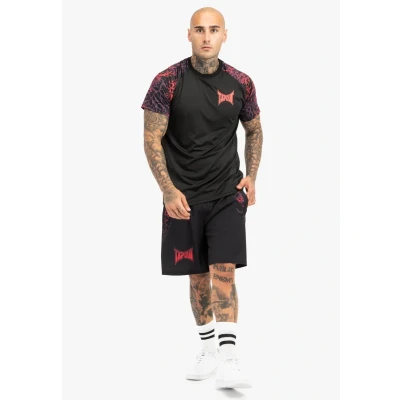 Image of Tapout ROOT TEE Print Tshirt, Men&#039;s, Size: 3XL, Black red aubergine