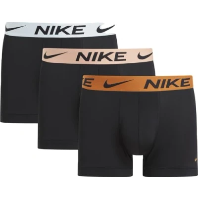 Image of Nike Trunk 3PK Underwear, Blk GLAC BLE/APR Agate/MNRCH WB, L Men