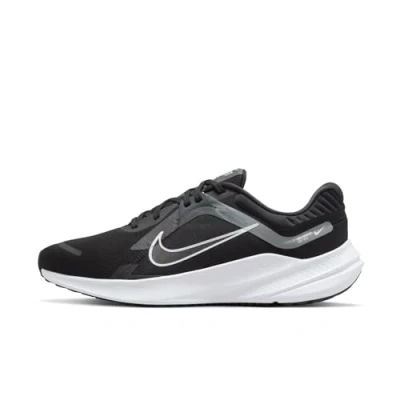 Image of Nike Performance Quest 5 Neutral running shoes, Men&#039;s, Size: 5.5, Black/white/smoke grey/dark smoke grey Textile/synthetics