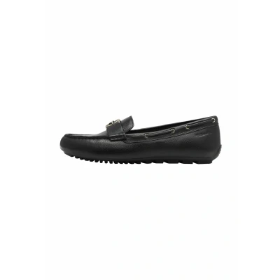 Image of Tamaris Boat shoes, Women&#039;s, Size: 3.5, Black Leather