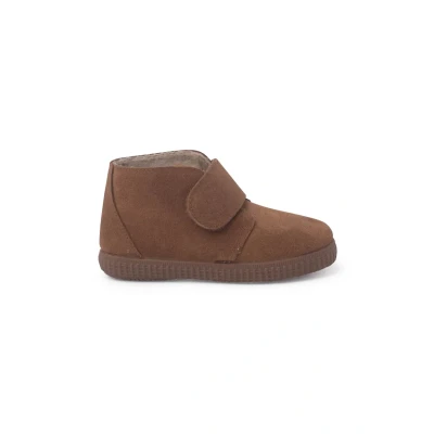 Image of Pisamonas TIRA Ancha Adherente Baby shoes for kids, Size: 9.5K, Camel