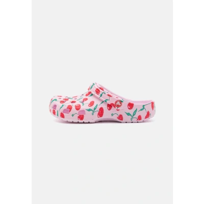 Image of Crocs Classic Fresh Fruits Unisex Pool slides, Size: M5W6, Pink milk Synthetics