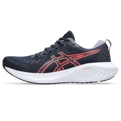 Image of Asics Gelexcite 10 Road running shoes, Women&#039;s, Size: 9, Black light ube Synthetics