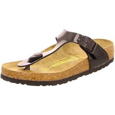 Image of Birkenstock Arizona SOFT Footbed Unisex Sandals, Size: 10.5, Black shoes