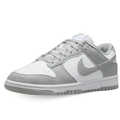 Image of Nike Sportswear DUNK NEXT Nature Trainers, Women&#039;s, Size: 3, White/light smoke grey High quality imitation leather