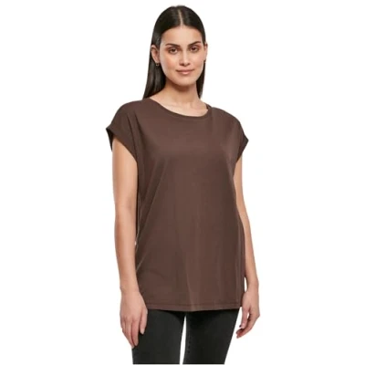 Image of Urban Classics Extended Shoulder TEE Basic Tshirt, Women&#039;s, Size: 3XL, Brown