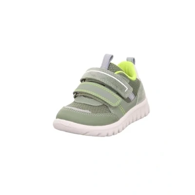 Image of Superfit SPORT7 MINI Unisex Trainers for kids, Size: 11.5/12K, Hellgrün/gelb Leather and textile