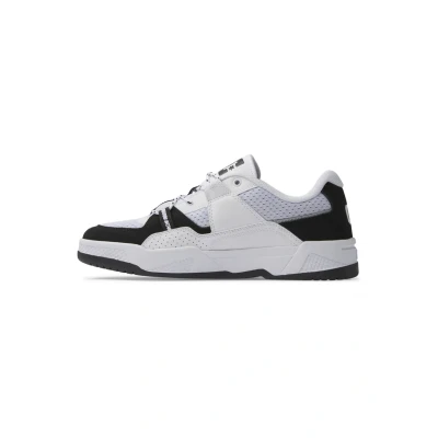 Image of DC Shoes Construct Skate shoes, Size: 7.5, Bkw black white Leather