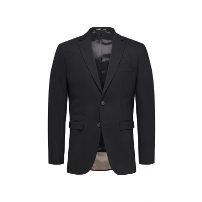 Image of SELECTED HOMME Men&#039;s Slhslim Neil BLZ B Noos Jacket, Black, 42