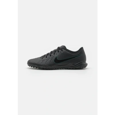 Image of NIKE Performance Tiempo Legend 10 CLUB Astro turf trainers, Size: 4.5, Black/deep jungle High quality imitation leather