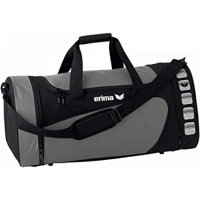 Image of erima 723334 Sports Bag, Granite/Black, M, 49.5 Litres